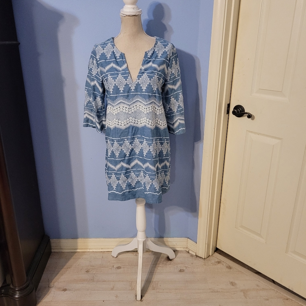 Glam Small Womens Tunic Dress